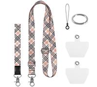 DGHYDZ Cell Phone Lanyard, Phone Lanyard Crossbody, Wrist Strap, lanyards for Keys, Universal Adjustable Shoulder Neck Straps for iPhone Case ID Badges and Most Smartphones