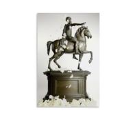 DGJSFC Equestrian Statue of Marcus Aurelius Oil Painting Poster Wall Art Poster Canvas Painting Decoration Modern Art Decoration Home Bedroom AestheticUnframe-style20x30inch(50x75cm)