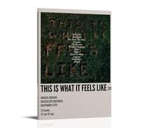 DGJSFC Gracie Abrams This Is What It Feels Like Oil Painting Poster Wall Art Poster Canvas Painting Decoration Modern Art Decoration Home Bedroom AestheticFrame-style16x24inch(40x60cm)