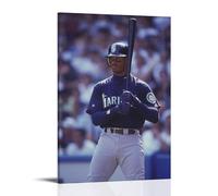 DGJSFC Ken Griffey Jr. Oil Painting Poster Wall Art Poster Canvas Painting Decoration Modern Art Decoration Home Bedroom AestheticFrame-style08x12inch(20x30cm)
