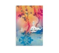 DGJSFC Kids See Ghosts Oil Painting Poster Wall Art Poster Canvas Painting Decoration Modern Art Decoration Home Bedroom AestheticUnframe-style16x24inch(40x60cm)