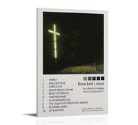 DGJSFC Knocked Loose You Won't Go Before You're Supposed To Oil Painting Poster Wall Art Poster Canvas Painting Decoration Modern Art Decoration Home Bedroom AestheticFrame-style16x24inch(40x60cm)