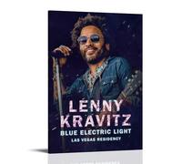 DGJSFC Lenny Kravitz Oil Painting Poster Wall Art Poster Canvas Painting Decoration Modern Art Decoration Home Bedroom AestheticFrame-style12x18inch(30x45cm)