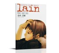 DGJSFC Serial Experiments Lain Oil Painting Poster Wall Art Poster Canvas Painting Decoration Modern Art Decoration Home Bedroom AestheticFrame-style24x36inch(60x90cm)