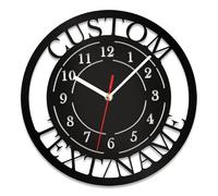 DGJSSK Personalized Metal Wall Clock Sign, Car Repair Tools Mechanic Wall Clock, Custom Warehouse Toolroom Clock with Name, Garage Workshop Home Decor Gift for Dad Husband Boyfriend