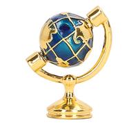 DGLDCSHUAI 1:12 Dollhouse Globe Metal Sturdy Glossy Exquisite Dollhouse Miniature Globe Model Study Furniture