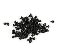 DGLDCSHUAI 100pcs M2 M3 M4 Plastic Nylon Hex Male Female Female Spacer Round Screw Nut