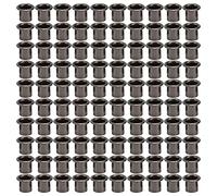 DGLDCSHUAI 100PCS Metal Rivet Eyelets Round Inner Hole Grommets Air Holes DIY Leather Handicraft Accessories (7mm)