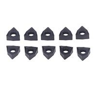 DGLDCSHUAI 10Pcs Turning Inserts Coated Carbide Inserts CNC Lathe Milling Cutting Tool WNMU080608