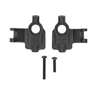 DGLDCSHUAI 2PCS RC Car Portal Box Brass Black High Strength Rustproof for Axial 1/18 UTB18 Capra RC Crawler