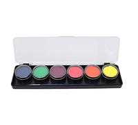 DGLDCSHUAI 6 Colors Face Body Painting Kit Safe Water Based High Saturation Halloween Makeup Kit 24g