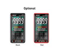 DGLDCSHUAI 621A Touch Screen Intelligent Digital Multimeter 9999 Counts Auto Range Rechargeable Portable NCV Universal Meter Voltmeter Ammeter (Black)