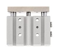 DGLDCSHUAI Air Cylinder Pneumatic 3 Piston Rod 3 Shaft Double Action 0.15-1.0Mpa TCM12 10S Accessory