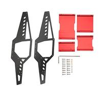 DGLDCSHUAI Aluminum Alloy RC Car Frame Body Shell Roll Cage 1/24 RC Car Upgrade Parts for Axial SCX24 (Red)