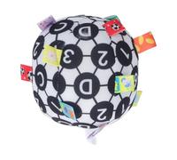 DGLDCSHUAI Baby Grasping Fabric Ball Black White Visual Sound Training Improve Coordination Hand Ball Rattle Toy (Letter Style)