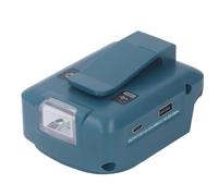 DGLDCSHUAI Battery Adapter with LED and Belt Clip USB Type C 12VDC Output Lithium Battery Converter for BL1518 LB20 PCC680L FMC680L