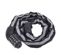 DGLDCSHUAI Bike Antitheft Coded Lock Cable Lock Keyless Five Password Reflective Black