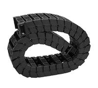 DGLDCSHUAI Cable Drag Chain Low Noise Series Tank Towline Nylon Removable Assembly 0.7/1 Meter (S25*75 1m in Length)