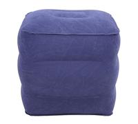 DGLDCSHUAI Inflatable Foot Rest Comfortable Ergonomic Portable Travel Foot Leg Rest Pillow for Airplane Car (Blue)