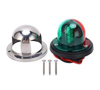 DGLDCSHUAI MARINE NAVIGATION LIGHTS LED BOAT SIGNAL LAMP RED GREEN STAINLESS STEEL ABS PLASTIC YACHT SAILING