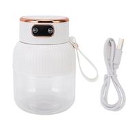 DGLDCSHUAI Portable Juicer Cup Large Capacity Multifunctional Detachable Electric Juicer for Gatherings Family Use 600ml (White)