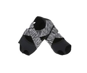 DGLDCSHUAI Women Yoga NOn slip Pilates Barre Soft Wrap Dance Training Shoes Grey (S（35-36）)