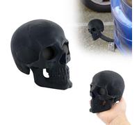 DGMI Towing Hitch Cover, Skull Cover Cap for Tow Bar, 3D Printed Tow Bar Ball Cover, Towing Hitch Car Trimming for Trailer (B)