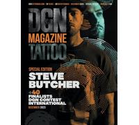 DGN Tattoo Magazine - 19 years - Special Edition Steve Butcher +40 finalists contest international december 2023