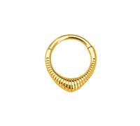 DGNolai Full 316 Stainless Steel Prong Stone Nose Septum Piercing Casting Women Ear Daith Conch Rook Tragus Cartilage Earring, No.4 1.2*8, Stainless Steel, cubic zirconia