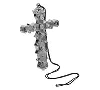DGOEDTXJB Plastic Cross Necklace Cross Decor for Halloween Cosplay Unisex Religious Pendant Lightweight Craft Accessory