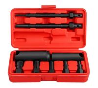 DGOINGPI 11Pcs 1/2" Drive Inner Tie Rod Installation Tool Motorcycle Bearing Wheel Extractor Removal Puller Set Bush Removal Install Tool Bushing Tools