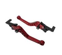 DGOINGPI Adjustable Double Disc Brake Motorcycle Modification Accessories Handle Lever Fit for Scooters Electric Bike Forward Brake Pump Motorcycle Rear Brake Pump(Red)