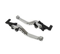 DGOINGPI Adjustable Double Disc Brake Motorcycle Modification Accessories Handle Lever Fit for Scooters Electric Bike Forward Brake Pump Motorcycle Rear Brake Pump(Silver)