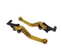 DGOINGPI Adjustable Double Disc Brake Motorcycle Modification Accessories Handle Lever Fit for Scooters Electric Bike Forward Brake Pump Motorcycle Rear Brake Pump(Gold)