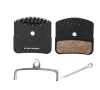 DGOINGPI Bike Brake Drum Bicycle Ceramic Disc Brake Pads Fit For Shimano H03A D03S MTB Hydraulic Brake Pad Fit For M640 M820 M8120 Bicycles Rear Brake Drum(BL-04S 1Pair)