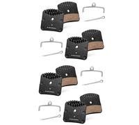 DGOINGPI Bike Brake Drum Bicycle Ceramic Disc Brake Pads Fit For Shimano H03A D03S MTB Hydraulic Brake Pad Fit For M640 M820 M8120 Bicycles Rear Brake Drum(BL-04S 4Pair)