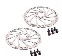DGOINGPI Bike Brake Drum Disc Brake Rotor 160mm 180mm 203mm Hydraulic Brake Rotors For Road Mountain Bikes Fit For Shimano Fit For SRAM Bicycles Rear Brake Drum(2 PC 203MM)