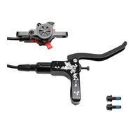 DGOINGPI Bike Brake Drum MTB Hydraulic Disc Brake Set 160mm Rotors Oil Calliper Plate Bicycle Clamp Handle Bike Double Piston Oil Brake Bicycles Rear Brake Drum(Black RR)