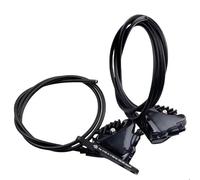 DGOINGPI Bike Brake Drum R8070 Hydraulic Disc Brake Flat Mount 2x11S Front 900mm Rear 1600mm Disc Brake Set Black Parts Bicycles Rear Brake Drum(900mm 1600mm)