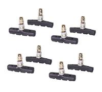 DGOINGPI Bike Brake Drum V Brake Calipers Set Bicycle Linear Pull V Brake Caliper Bicycle Brake Pads Shoes For MTB Road Folding Bike Bicycles Rear Brake Drum(4 Pairs Shoes)