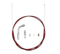 DGOINGPI Brake Handle 190cm Motorcycle Throttle Cable Gas Brake Clutch Repair Kit Fit for CBR125 CRF230 KLX EXC Fit for Ninja Dirt Bike ATV Motorbike Brake Levers(Red)