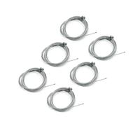 DGOINGPI Brake Handle Universal 1.8m Length Metal Clutch Line Cable Wire Brake Accelerator Cable Wire Fit for Motorcycle Scooter Accessories Motorbike Brake Levers(6Pcs Brake)