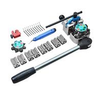 DGOINGPI Brake Pipe Line Flaring Automotive Hand Tool Turret Type With Mini Pipe Cutter Bush Removal Install Tool Bushing Tools(Model-45 and 37)