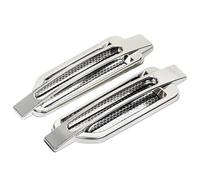 DGOINGPI Car side wing trim 2Pcs Automobile Fender Vent Decorative Stickers Hood Air Intake Grille(A)