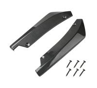 DGOINGPI Car side wing trim Car Front Rear Bumper Scratch Protector Strip Lip Spoiler Splitter Winglets Side Skirt(Rl-Carbon fiber)