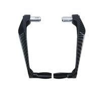 DGOINGPI Handlebar Guard Motorcycle Aluminum Alloy Handlebar Brake Clutch Lever Hand Guard Protector Modification Accessories Handguard Motorcycle Handguards(Black)