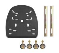 DGOINGPI Motorcycle Back top Box case Universal Motorbike Electric Vehicle Rear Case Tail Top Box Bracket Base Plate Base Plate Mount Rack Accessories motorcycle tail bag(Long Iron Bar)