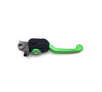 DGOINGPI Motorcycle Front Brake Lever 7 Gears Adjustable Folding Aluminum Handle Fit for Yamaha Forward Brake Pump Motorcycle Rear Brake Pump(Green)