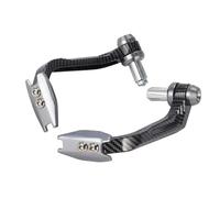 DGOINGPI Motorcycle Handlebar Brake Clutch Lever Hand Guard Protector Gear Modification Accessories Handguard Shield(B-Carbon-Titanium)