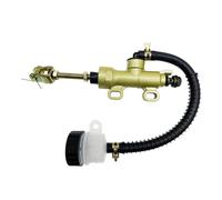 DGOINGPI Universal Motorcycle One-line Pump Rear Brake Foot Hydraulic Master Oil Cylinder Refit Forward Brake Pump Motorcycle Rear Brake Pump(Gold)